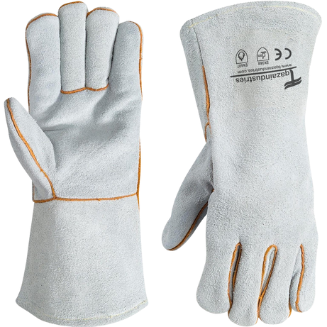 Men’s Split Cowhide Safety Cuff Welder (IT-109)