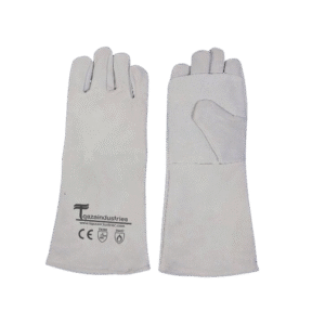 Chrome Leather Apron Palm Gloves Elbow Length (IT-123)