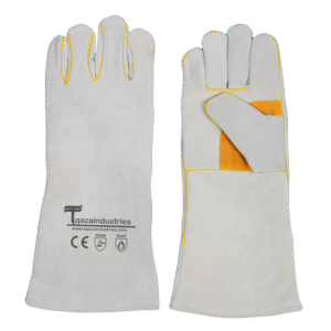 Chrome Leather With Yellow Palm (IT-131)